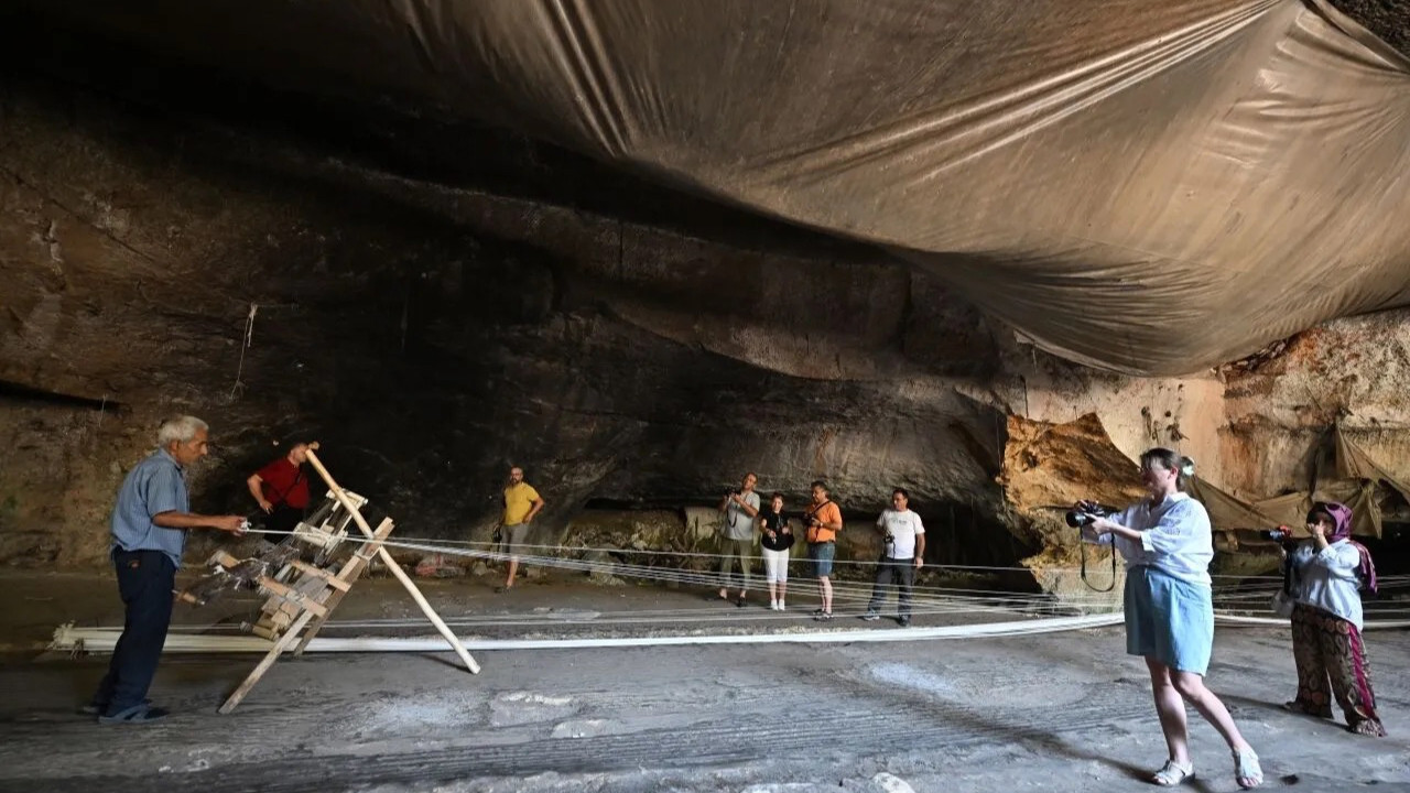 Mağara fotoğrafçıların uğrak mekanı oldu! Gaziantep'te bulunuyor
