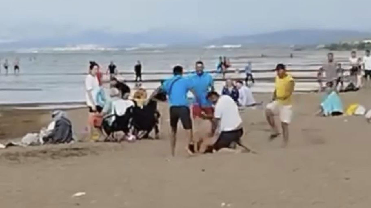 Plajda kavga: Çok sayıda yaralı var