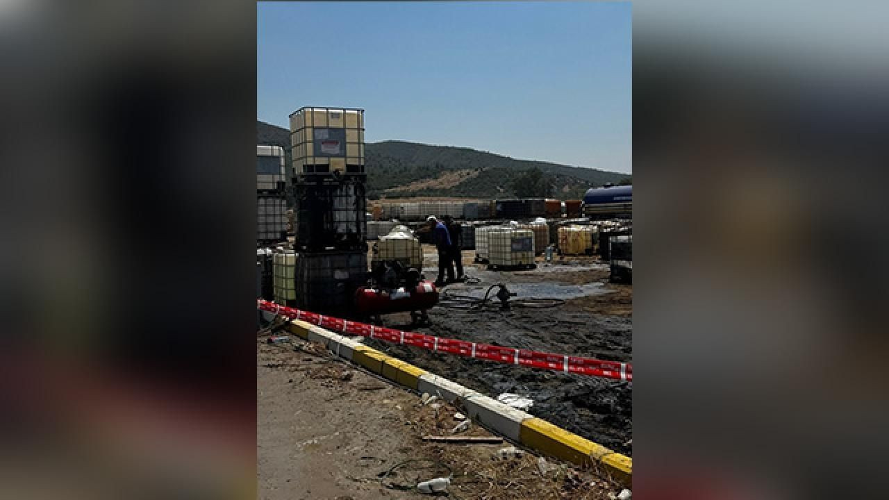 İzmir'de asit tankı patladı! Hasar büyük