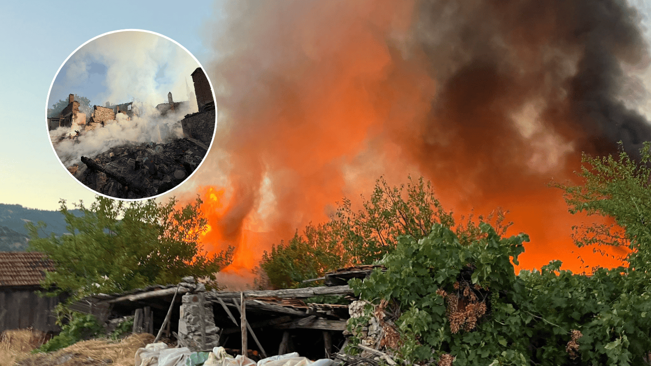 Balıkesir'de yangın: 15 ev kullanılamaz hale geldi