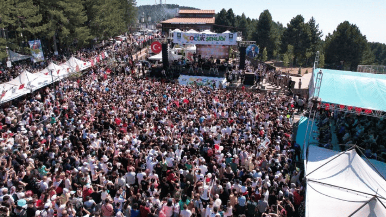 Osmaniye Zorkun yaylasında çocuk şenlikleri yapıldı