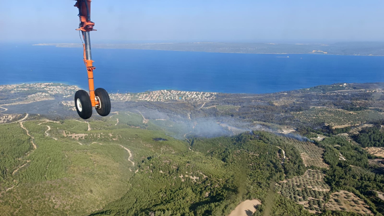 Yangına müdahale eden helikopter pilotuyla konuştuk! Gece helikopterle müdahale dünyada da yok
