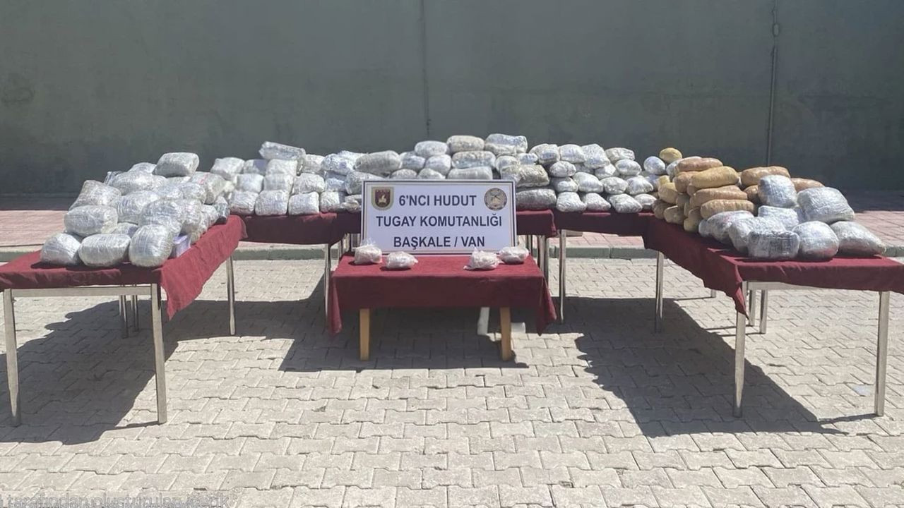 Van'da ele geçirildi! 165 kilogram