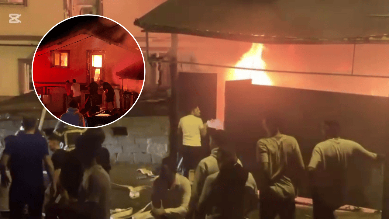 Zonguldak'ta korkutan yangın: Dört ev ve bir iş yeri yandı