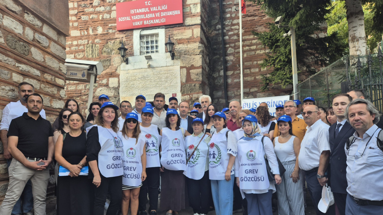 SYDV işçileri protokolün dışında bırakıldı! Koop-İş 1003 vakıfta greve çıktı