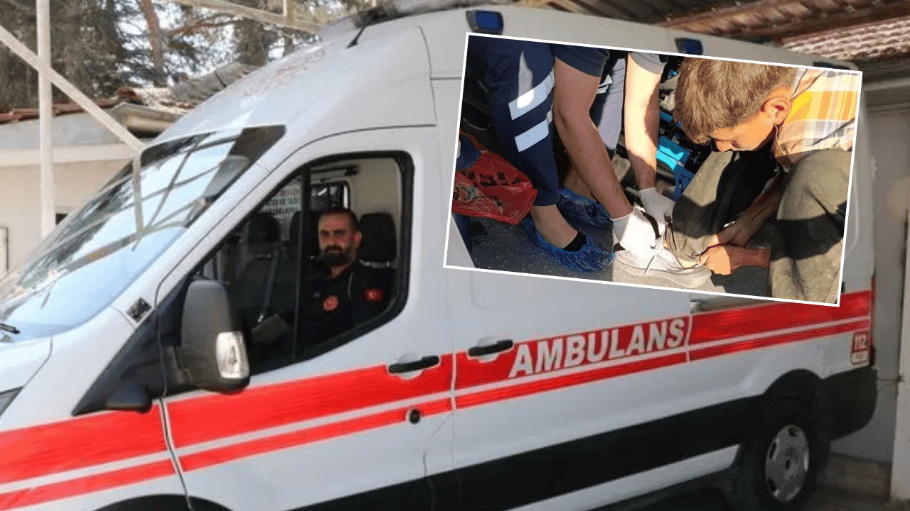 Düzce'de yürekleri ısıtan olay: Ambulans şoförü çocuğu o şekilde görünce...