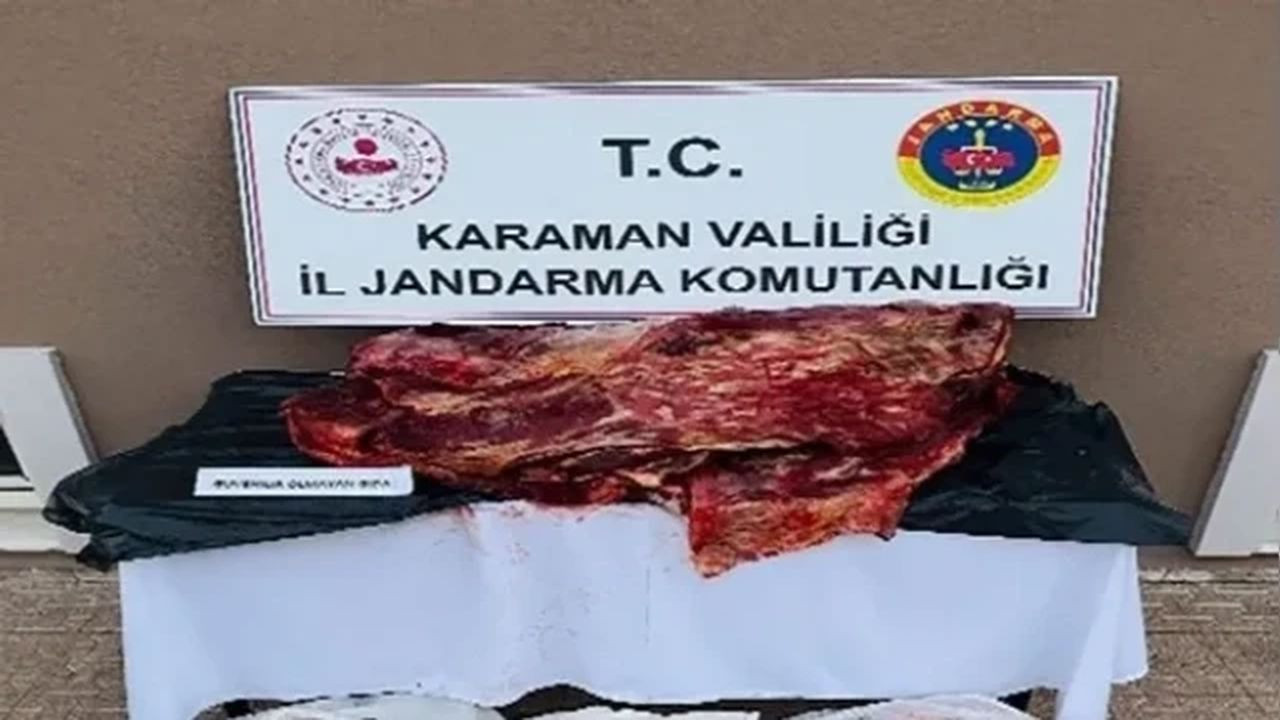 Karaman'da ele geçirildi! Tam 250 kilogram