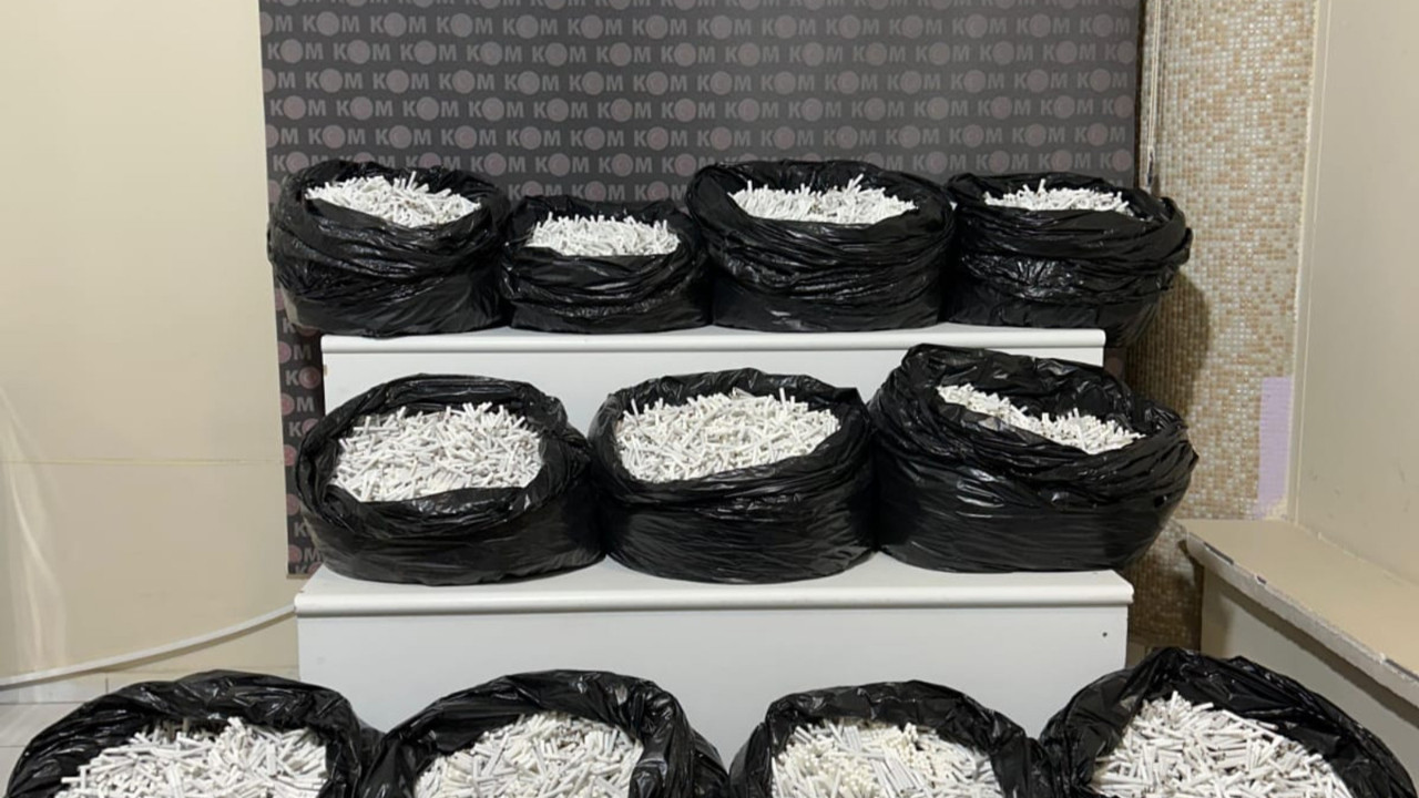 Kırıkkale'de ele geçirildi! Tam 57 bin adet