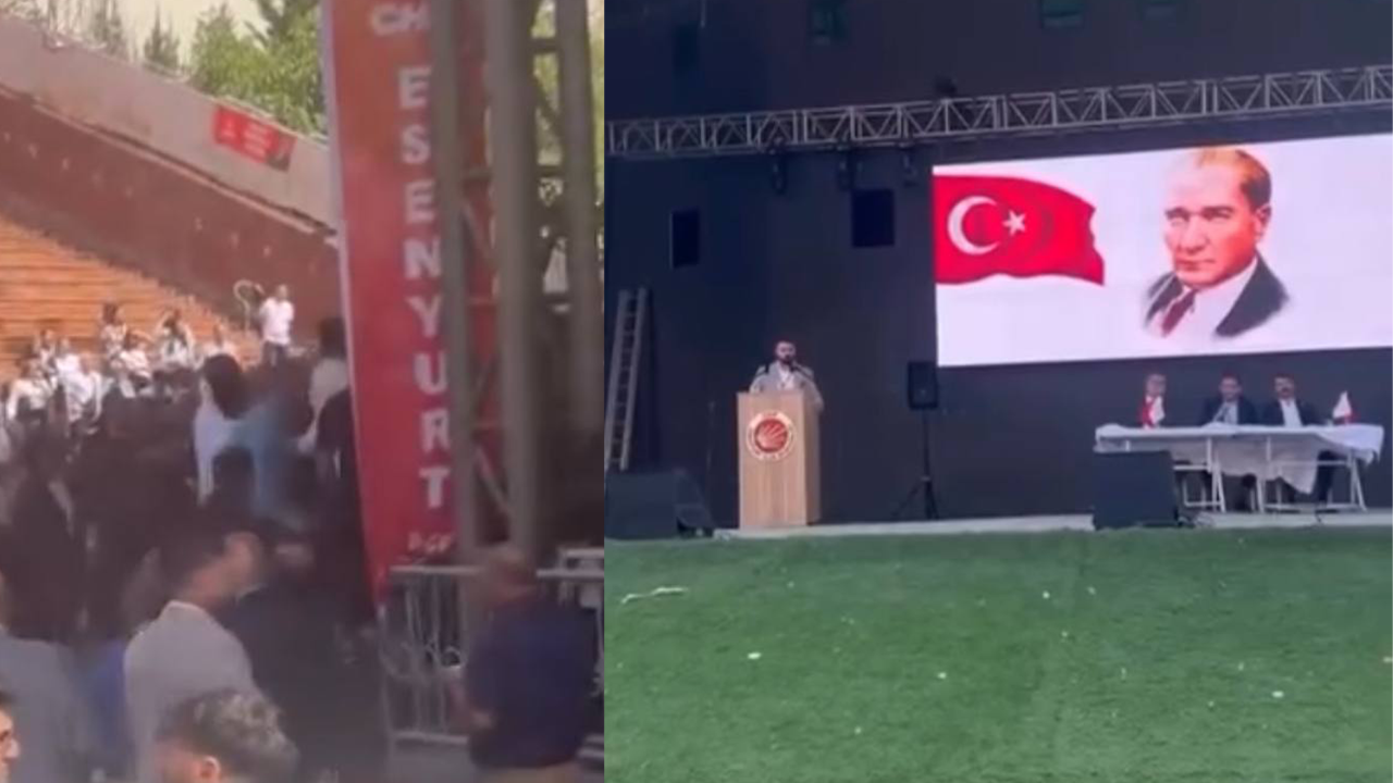 CHP Esenyurt karıştı! Kongrede kavga...