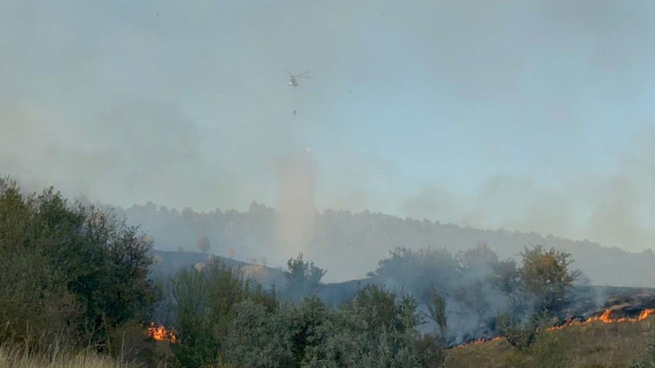Karabük’teki orman yangını kontrol altında