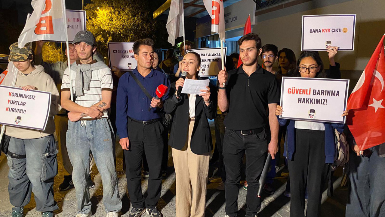 Öğrenci yurdunda skandal! Güvenli yurtlar istiyoruz!