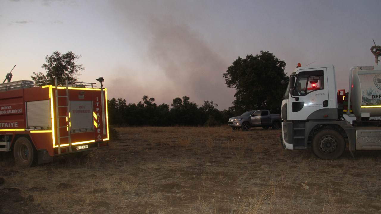 Konya'daki yangın ormana sıçradı!