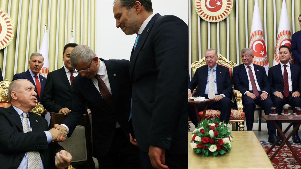 Erdoğan ve Davutoğlu yıllar sonra aynı karede! Gelecek Partisi sessizliği bozdu