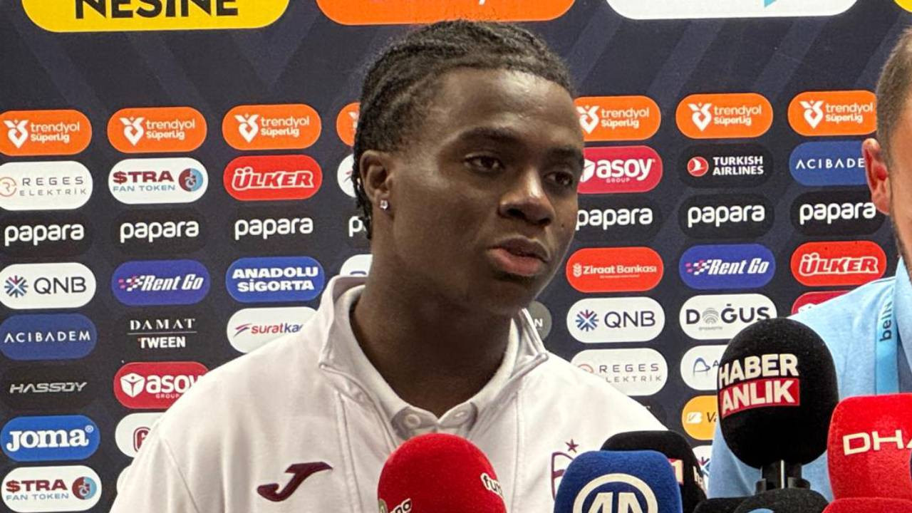 Trabzonsporlu Christ Inao Oulai: 'Bu galibiyeti hak ettiğimizi düşünüyorum'