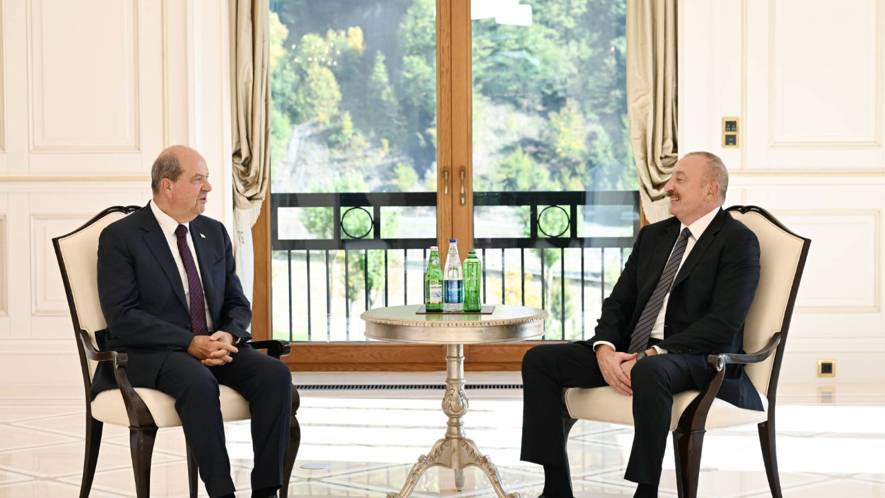 Azerbaycan ve KKTC'den kritik görüşme! Tatar'dan Aliyev'e tebrik