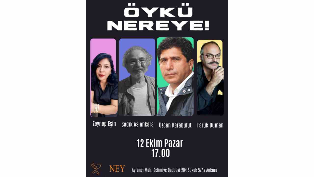 Ankara’da ‘Öykü Nereye?’ forumu