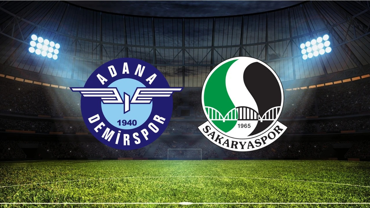 Adana Demirspor - Sakaryaspor maçı ne zaman, saat kaçta ve hangi kanalda?