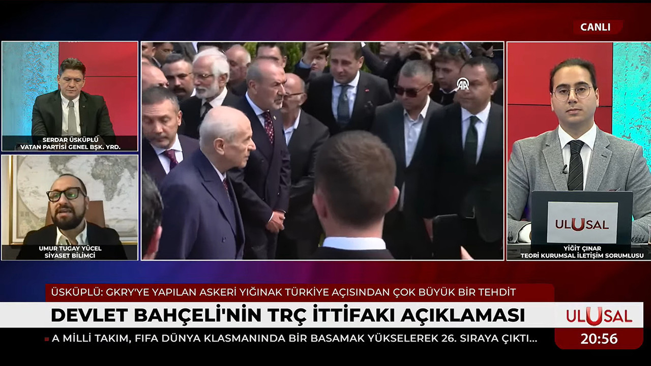 Teori Dergisi ‘TRÇ İttifakı’ sayısını Ulusal Kanal’da tartıştı: Dünya öz evlatlarına kavuşuyor