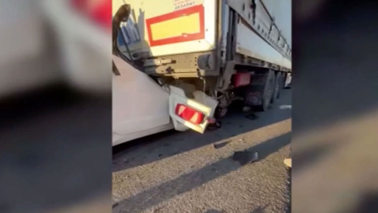 Kuzey Marmara Otoyolu'nda feci kaza!