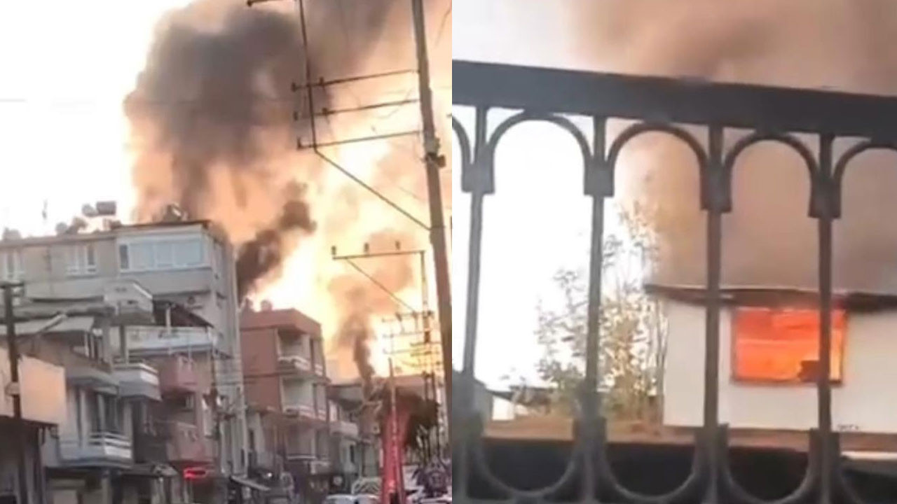 Adana'da tekstil atölyesinde yangın