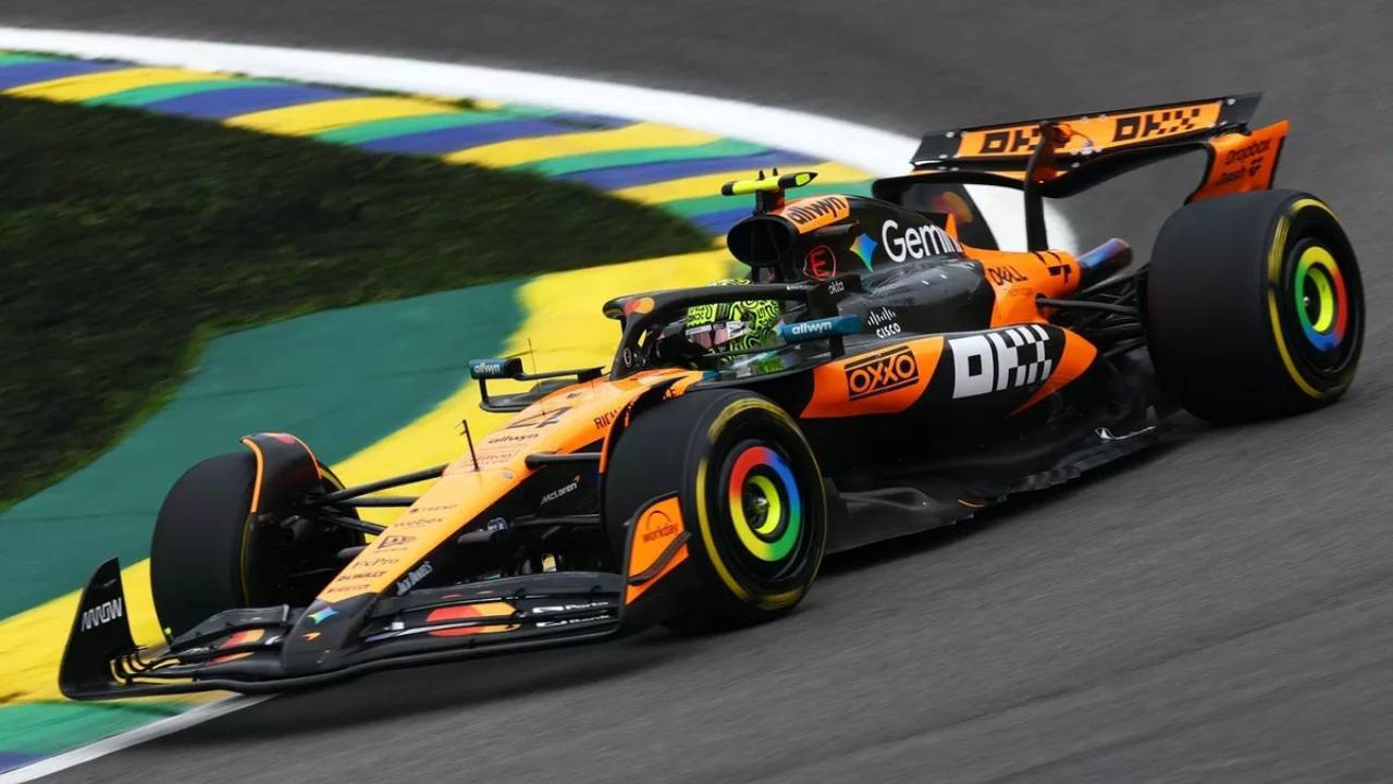 Brezilya Grand Prix'sinde sprint yarışını Norris kazandı