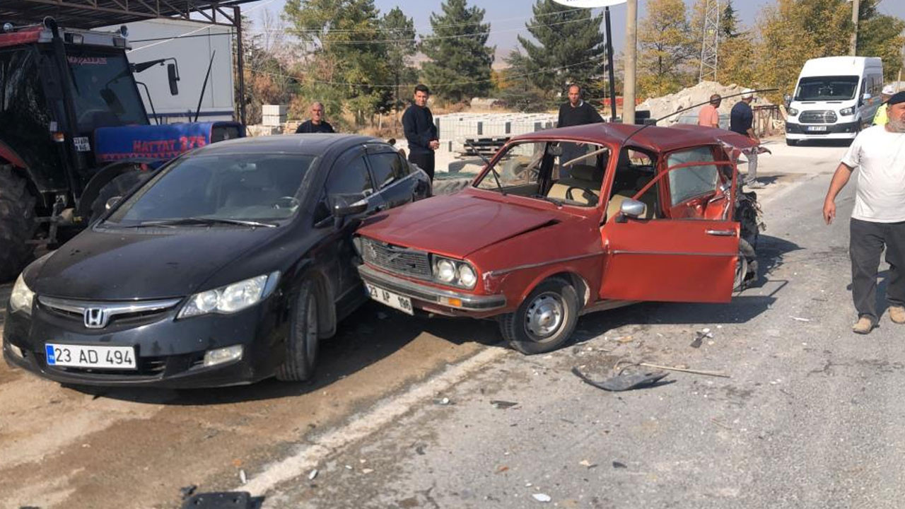 Elazığ’da feci kaza: 1 ölü