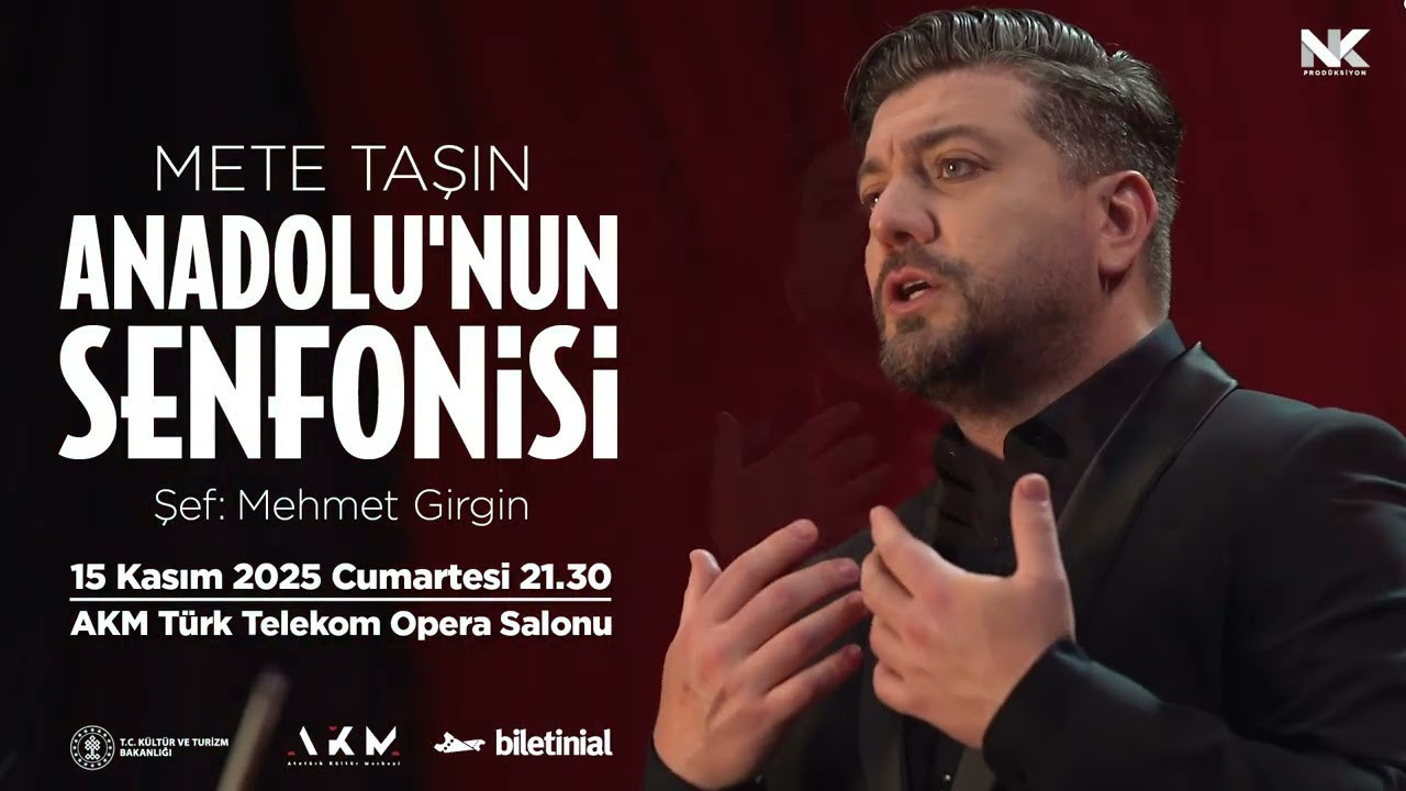 Anadolu'nun Senfonisi konserine yazarlar konuk oluyor! Mete Taşın’dan sanatçı dayanışması