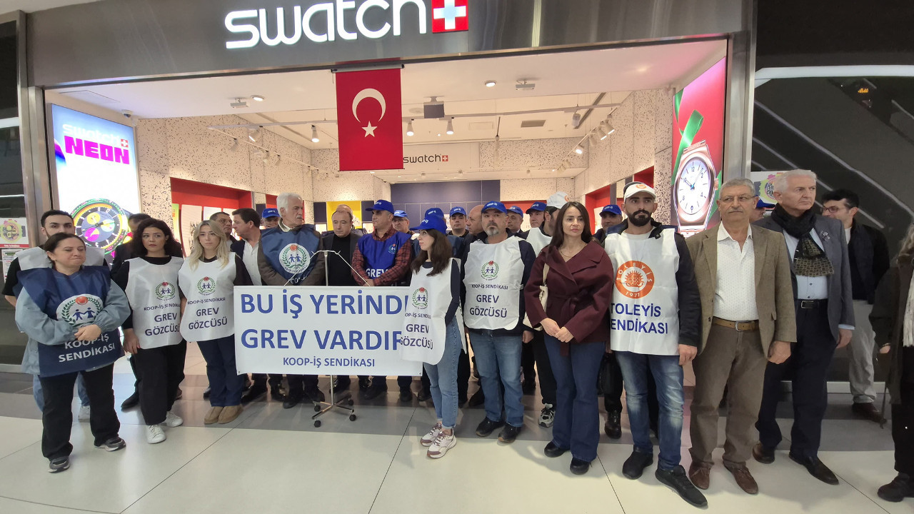 Swatch işçileri dün greve başladı: Üç kuruşa mahkûm ediliyoruz