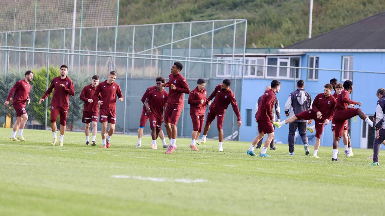 Trabzonspor, Başakşehir hazırlıklarını sürdürdü