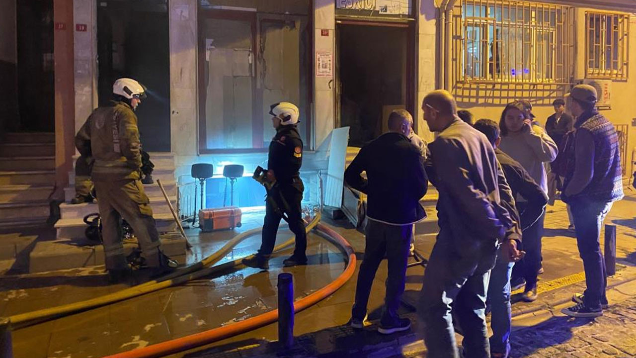 Ortaköy’de korkutan yangın!