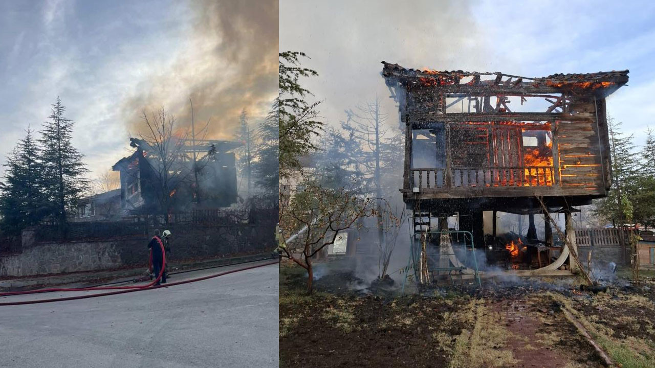 Ankara’da 200 yıllık serender küle döndü!