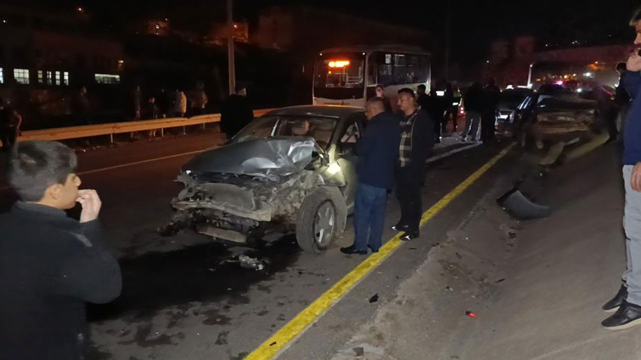 Şanlıurfa'da zincirleme trafik kazası: Yaralılar var