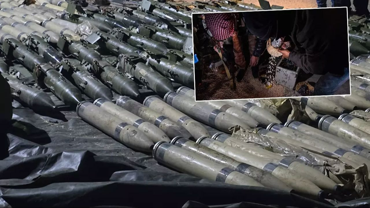 Suriye Dera'da 46 tanksavar füzesi ele geçirildi