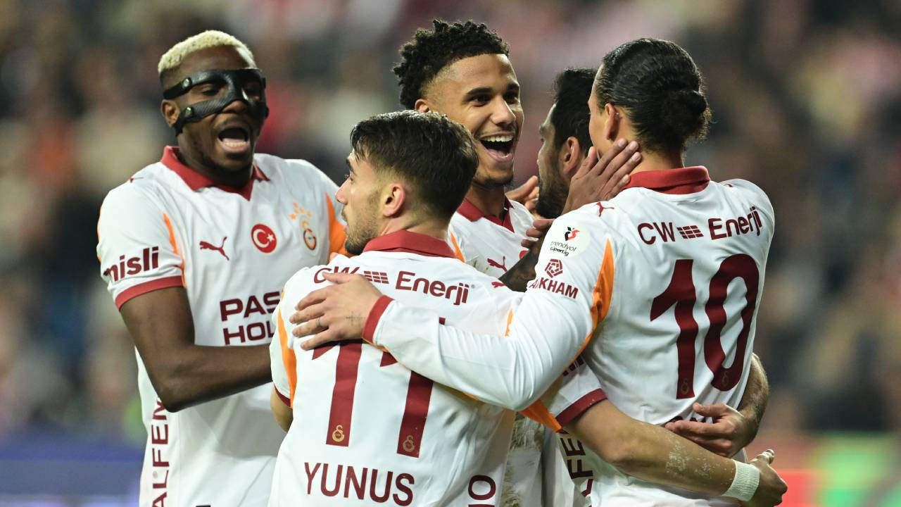 Galatasaray, Antalya'da rahat kazandı! Sarı-kırmızılılardan 4-1'lik galibiyet