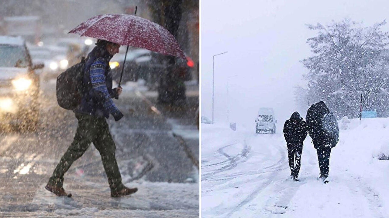 Meteoroloji'den 20 ile uyarı! Sağanak ve kar geliyor