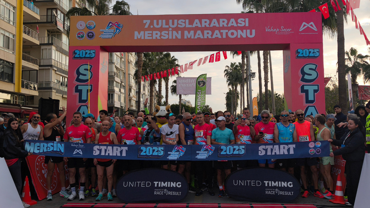 Uluslararası Mersin Maratonu 7. kez başladı!