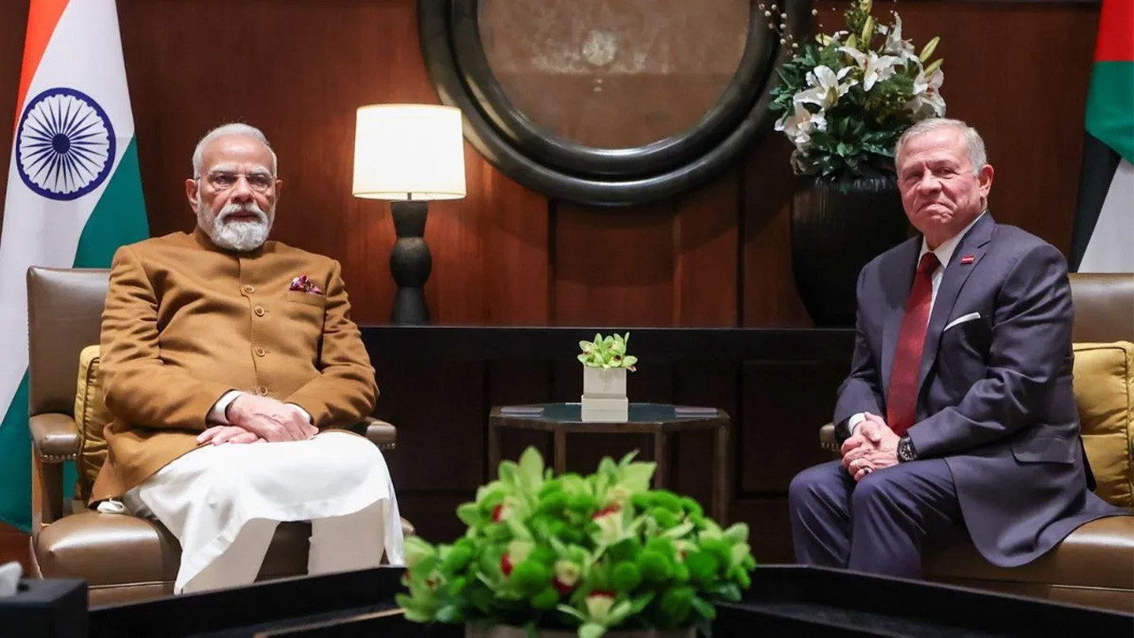 Ürdün ve Hindistan'dan kritik görüşme! İki lider neler konuştu?