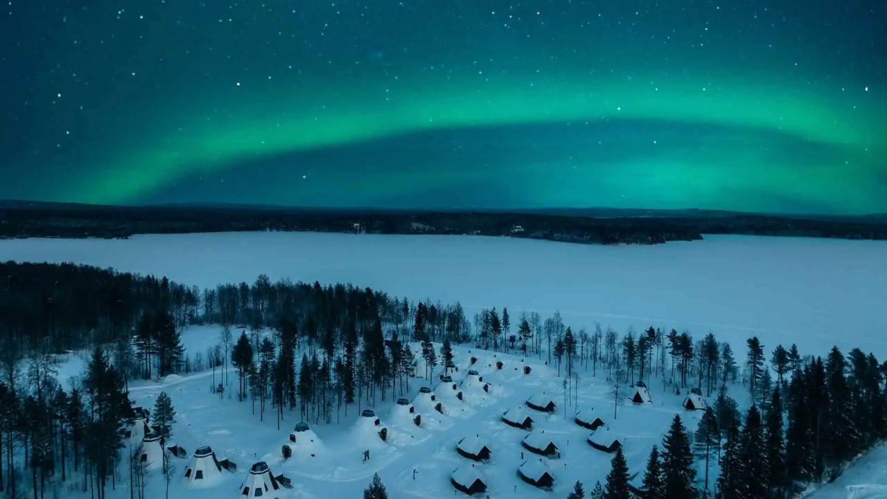Finlandiya'nın masalsı şehri Rovaniemi! Kuzey Kutup Dairesi'nin üzerinden geçiyor