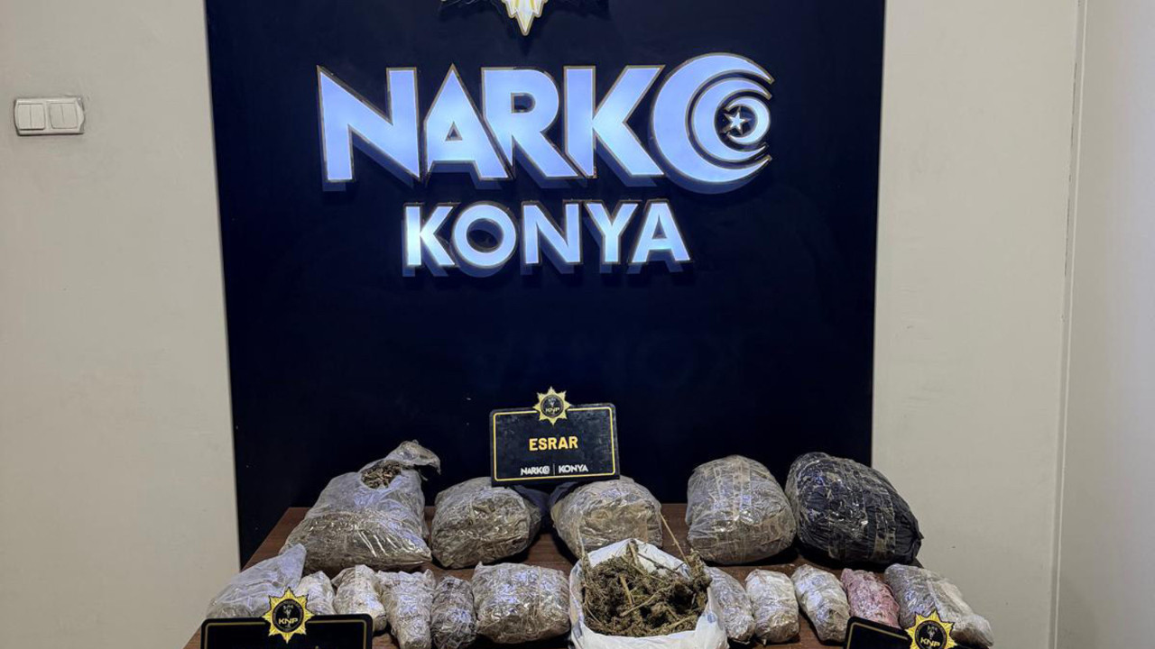 Konya'da zehir tacirlerine ağır darbe! 110 kişi tutuklandı