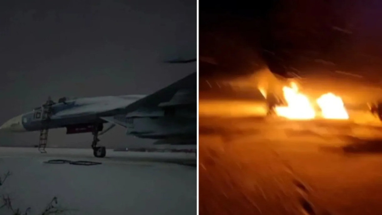 Rusya Kiev'e ait Su-27 savaş uçağını düşürdü