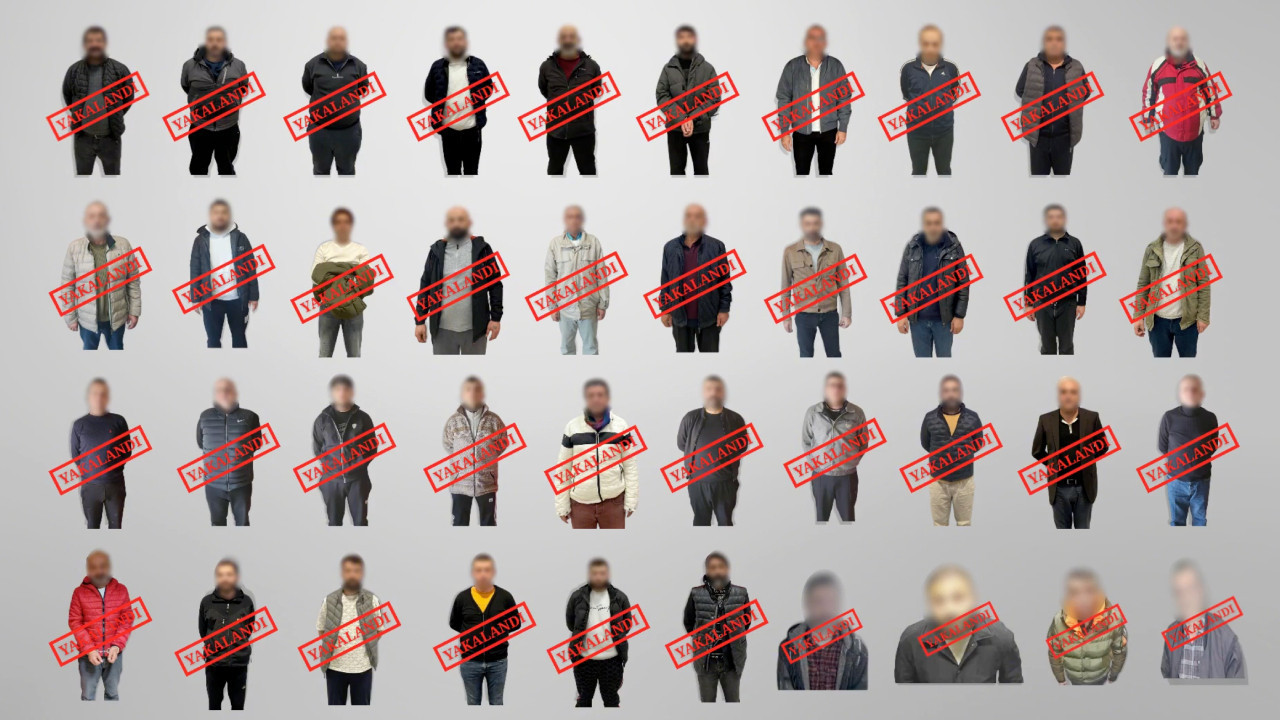 Kırmızı bültenle aranan 40 kişi yakalandı