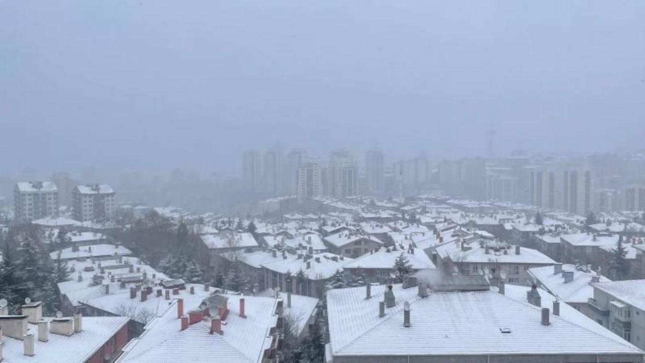 Yarın 6 şehirde kar yağışı var