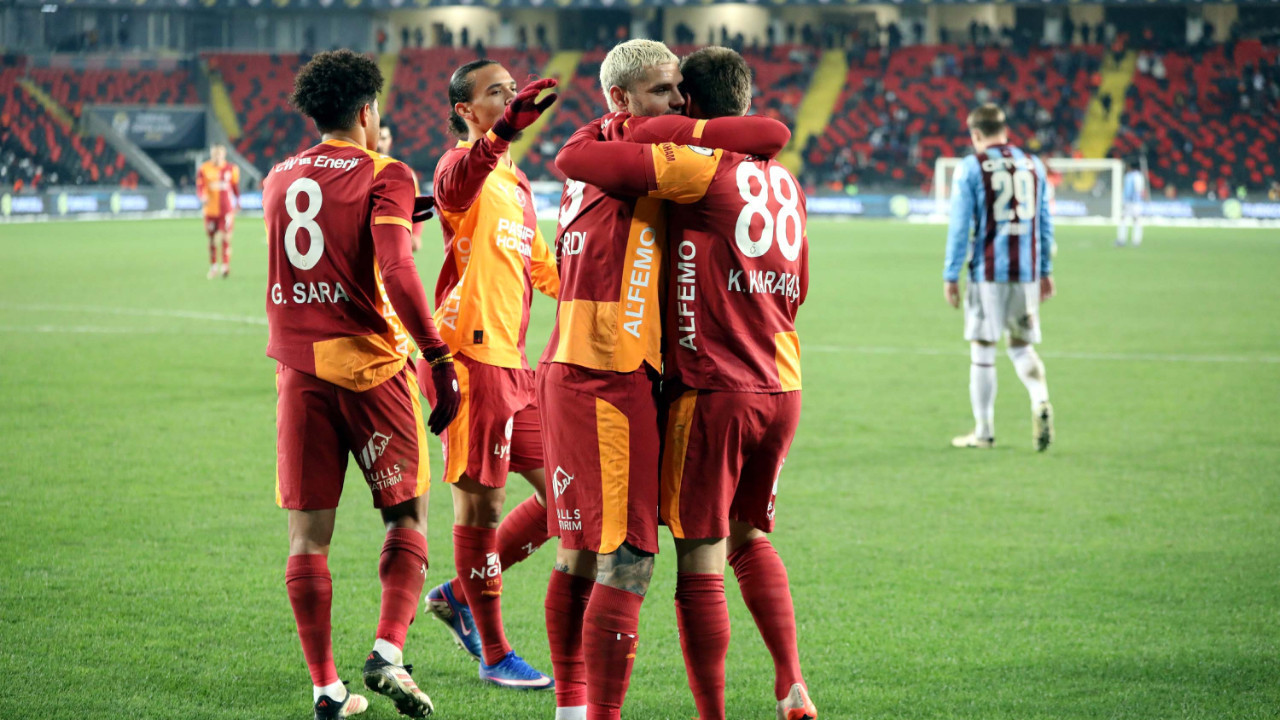 Galatasaray Trabzonspor’u mağlup etti! Maç 4-0 sona erdi
