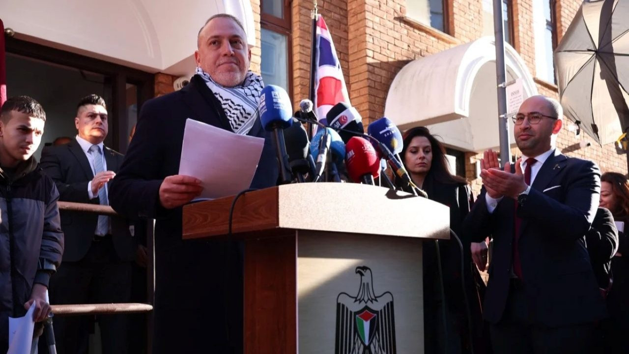 Filistin Büyükelçiliği İngiltere'nin başkentinde tam diplomatik statüyle açıldı