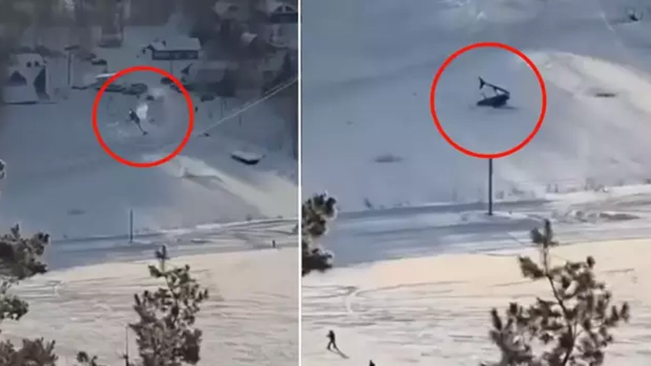 Helikopter düştü! İki kişi hayatını kaybetti