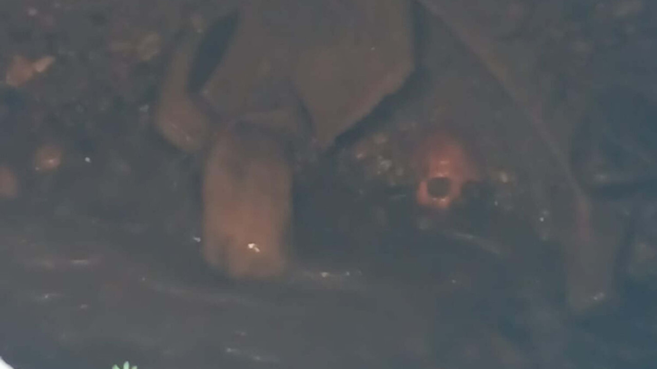 Manisa'da çöken yolda bulundu! Turgutlu'dan ilginç görüntüler