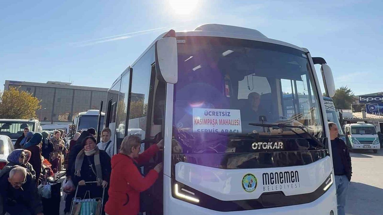 İzmir Menemen'de ücretsiz oldu: Halk yararlanıyor