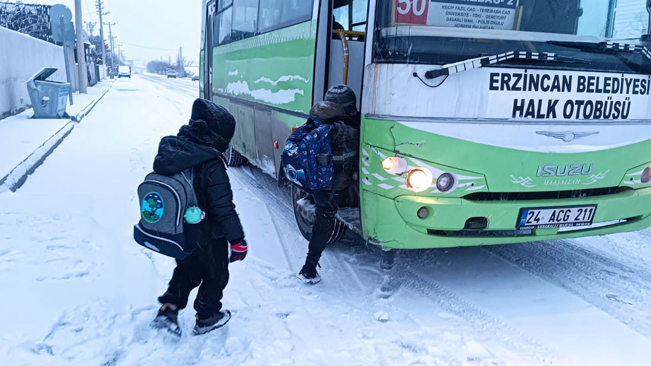 14 Ocak Çarşamba Erzincan okullar tatil mi?