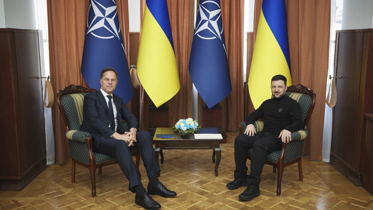 NATO Genel Sekreteri Rutte'den Ukrayna mesajı! Zelenskiy'le görüştü