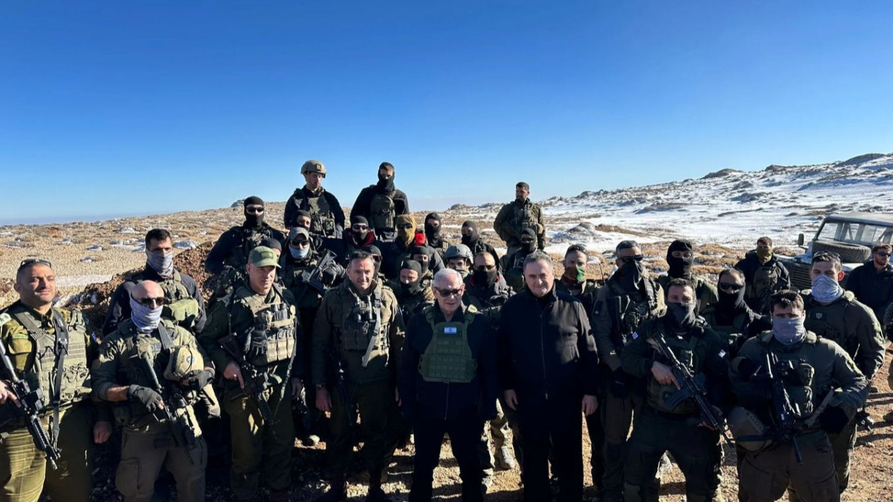 Netanyahu köşeye sıkışan SDG'yi işgal altındaki Hermon Dağı'nda motive etti